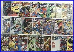 DC Comics Superman 2nd Series Comic Book Lot Of 95