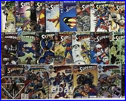 DC Comics Superman 2nd Series Comic Book Lot Of 95