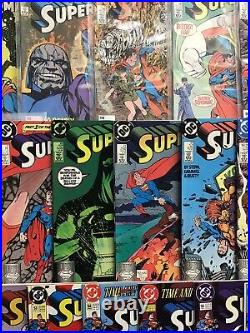 DC Comics Superman 2nd Series Comic Book Lot Of 95