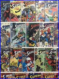 DC Comics Superman 2nd Series Comic Book Lot Of 95