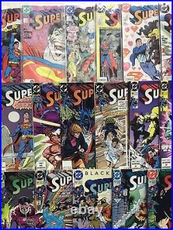 DC Comics Superman 2nd Series Comic Book Lot Of 95