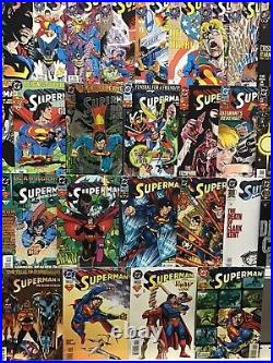 DC Comics Superman 2nd Series Comic Book Lot Of 95