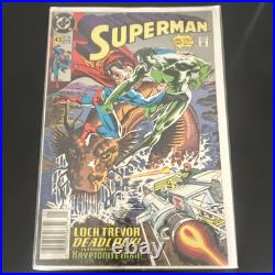 DC Comics Superman #43 (1989) Newsstand Variant Loch Trevor Deadlock