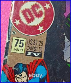 DC Comics Superman #75 Comic Book 1993 Dan Jurgens Brett Breeding Single Issue