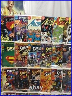 DC Comics Superman Action Comics Comic Book Lot of 90 Issues
