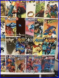 DC Comics Superman Action Comics Comic Book Lot of 90 Issues
