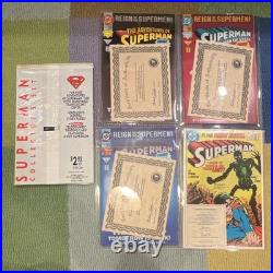 DC Comics Superman Collector's Edition Lot 1993 Signed COA
