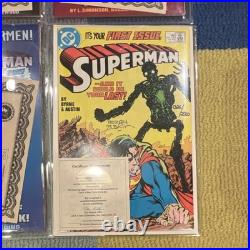DC Comics Superman Collector's Edition Lot 1993 Signed COA