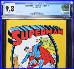 DC Comics Superman Facsimile Edition #1 CGC 9.8 NM/ Superman First Printing 2022