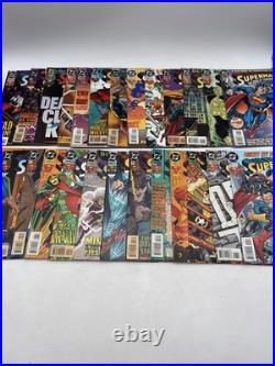 DC Comics Superman Lot of 26 1990s Post-Crisis Era Action Adventure