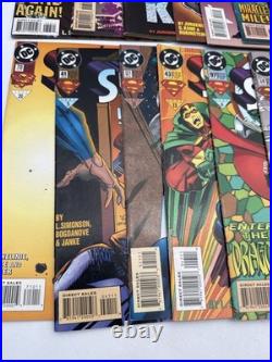 DC Comics Superman Lot of 26 1990s Post-Crisis Era Action Adventure