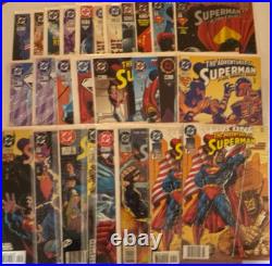 DC Comics Superman Mixed Comic Book Lot 70 comics total