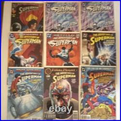 DC Comics Superman Mixed Comic Book Lot 70 comics total