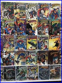 DC Comics Superman Newsstand Variants Comic Book Lot of 50