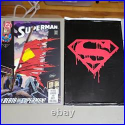 DC Comics Superman Supergirl Justice League Lot Doomsday Funeral + Robin III CE