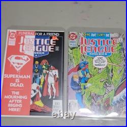 DC Comics Superman Supergirl Justice League Lot Doomsday Funeral + Robin III CE