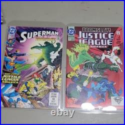 DC Comics Superman Supergirl Justice League Lot Doomsday Funeral + Robin III CE