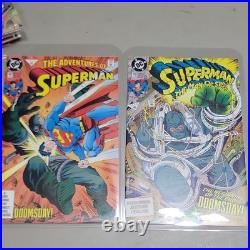 DC Comics Superman Supergirl Justice League Lot Doomsday Funeral + Robin III CE
