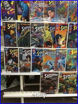 DC Comics Superman The Man of Steel Comic Book Lot of 75 Issues