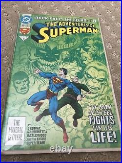 DC Comics The Adventures of Superman #500 Back From The Dead Comic Book 1993 #11