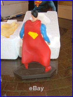 DC DIRECT/BOWEN DESIGN SUPERMAN PORCELAIN MINI STATUE by JURGENS & BOWEN! MIB