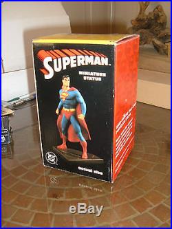 DC DIRECT/BOWEN DESIGN SUPERMAN PORCELAIN MINI STATUE by JURGENS & BOWEN! MIB