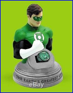 DC DIRECT GREEN LANTERN HAL JORDAN PROP RING Replica Bust Set MIB! Statue TOY