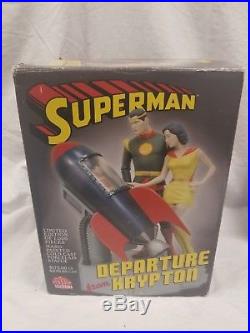 DC DIRECT SUPERMAN DEPARTURE FROM KRYPTON FULL Size Statue By PAQUET MIB Batman