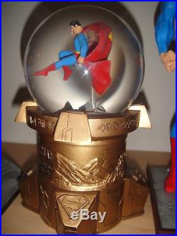 DC DIRECT SUPERMAN SNOW GLOBE STATUE By KENT BRUCKNER MIB Maquette Figurine toy