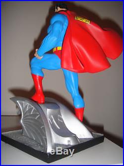 DC DIRECT SUPERMAN STATUE FULL SIZE By JIM LEE JUSTICE LEAGUE MAN OF STEEL Bust