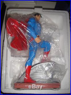 DC DIRECT SUPERMAN Statue FULL SIZE By JIM LEE MIB! JUSTICE LEAGUE MAN OF STEEL