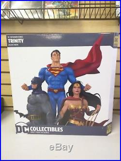 DC Designer Series Trinity Statue By Jason Fabok Batman Superman Wonder Woman
