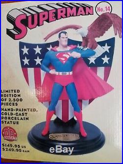 DC Direct Collectible Superman No. 14 Sold Out Statue Classic Free S&H