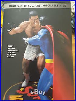 DC Direct SUPERMAN vs MUHAMMAD ALI Statue #734/2000 MINT IN BOX