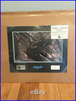 DC Direct Superman & Batman Signature Prints Alex Ross 16x20 Signed & Numbered