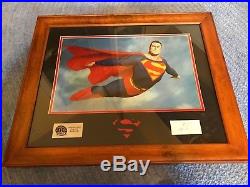 DC Direct Superman Peace On Earth Signature Signed Print Alex Ross Framed 2001