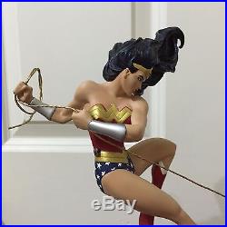DC Direct Wonder Woman vs Superman Cold Cast Porcelain Full Size 16 Statue