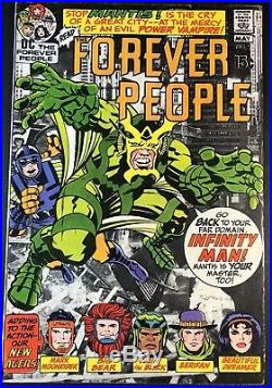 DC Forever People #1 & #2 7.5/VF- 1st App Infinity Man, Super Man MantIs Silver