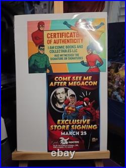 DC Marvel Superman Spider-man 1 Signed & Exclusive Cover Kaare Andrews Coa 2026