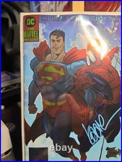 DC Marvel Superman Spider-man 1 Signed & Exclusive Cover Kaare Andrews Coa 2026