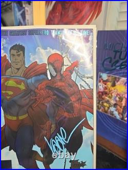 DC Marvel Superman Spider-man 1 Signed & Exclusive Cover Kaare Andrews Coa 2026