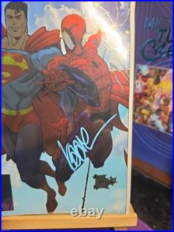DC Marvel Superman Spider-man 1 Signed & Exclusive Cover Kaare Andrews Coa 2026