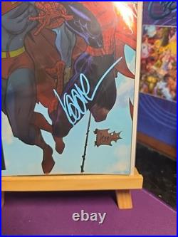 DC Marvel Superman Spider-man 1 Signed & Exclusive Cover Kaare Andrews Coa 2026