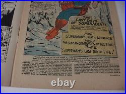 DC National Comics SUPERMAN No. 156 OCT 1962 Last Days of Superman Comic Book