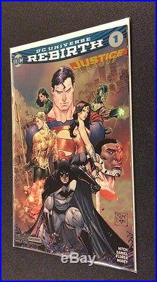 DC REBIRTH SDCC Exclusive #1 Metal Variants BATMAN Superman WONDER WOMAN Jim Lee