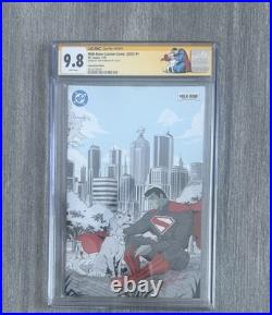 DC SuperMan #1 A Friendship Unleashed CGC 9.8 Mercer AUTO Limited SDCC Exclusive