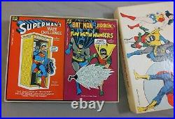 DC Superheroes Activity Box Set, Batman, Superman, Tempo Books, Dc, Unused, 1977