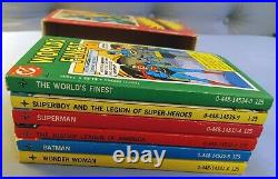 DC Superheroes, Tempo Books Box Set, Six Paperbacks, Batman, Superman Pb 1977-78