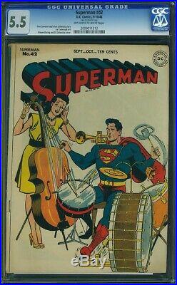 DC Superman #42 5.5 CGC #2009011012