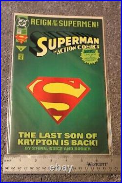 DC Superman In Action Comics Reign Of The Supermen 1993 #12 #687 June 93